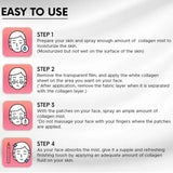 5/10sets Soluble Collagen Face Mask Hydrolyzed Film Anti Aging Moisturizing Mask Fade Fine Lines Firm Lifting Patches Skin Care