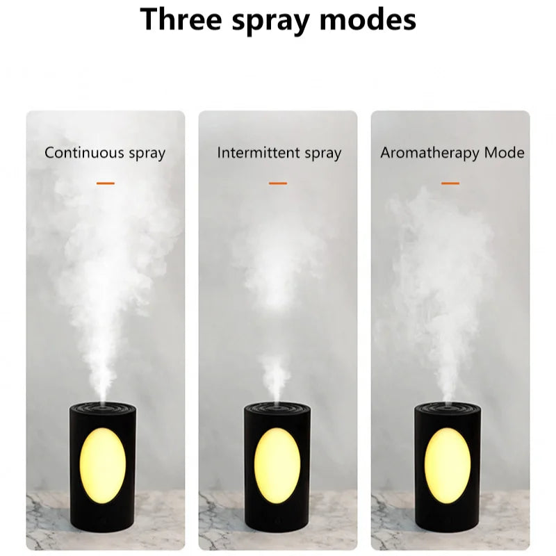600ml Portable Aroma Diffuser With Colorful LED Lights Battery Rechargeable Wireless Air Humidifier For Bedroom Office