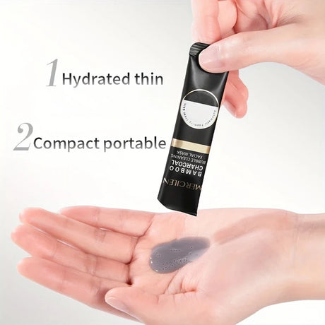 Bamboo charcoal bubble cleaning facial mask, moist and delicate, deep and clean, care for skin, daily facial care