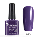 Venalisa 7.5ml Fashion Shiny Soak Off UV Gel Nail Gel Polish Cosmetics Nail Art Manicure Nails Gel Polish Tips Nail Varnish