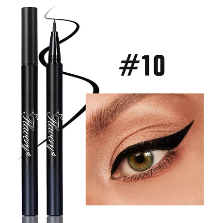 Pearlescent Smoked Black Purple Eyeliner Pen Glitter Metallic