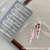 1 Pc Snake Pattern Silicone Nail Mold 3D Stereoscopic Nails Art Decorations DIY Manicure Tool Nail Template Mold