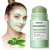 Clay Cleansing Stick - Solid Facial Mask for Blackhead Care, Pore Refining & Oil Control, Gentle Deep Cleaning Skincare Home Spa