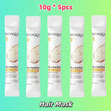 Rice Magical Keratin Hair Mask 5 Seconds Repair Damaged Frizzy Hairs Soft Smooth Shiny Moisturizing Nourish Hair Root Care