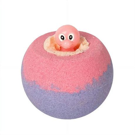 Kids Bath Bombs with Surprise Inside, Fizzy Spa Balls Gift Set with Animal Toys, Educational, Fun Relaxing Holiday Gift for Kids