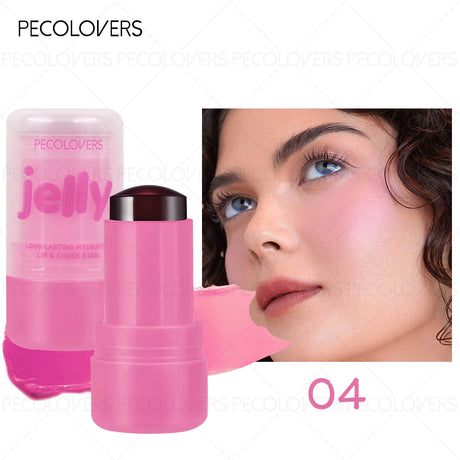 1PC Natural Soft, Long-lasting Jelly Blush - Gloss, Versatile, High Color Rendering, Suitable for Festival and Stage Makeup