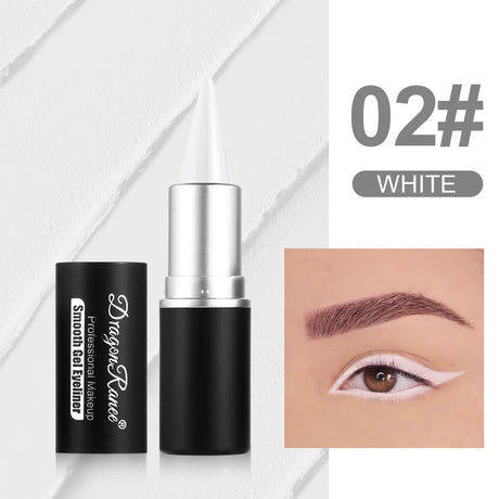 Matte Eyeliner Pencil Black White Blue Green Cream Waterproof
