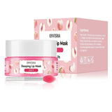 ENVISHA Coconut Lip Sleep Mask Night Sleeping Maintenance Moisturizing Fade Lines Nourishing Balm Skin Care Beauty Health 20g