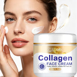 JUINHOU Collagen Retinol Face Cream Moisturizer Brighten Skin Elasticity Improving Soothing Face Skin Suitable for Daily Skincar