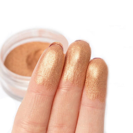20 Color Highlighters Diamond Glow Powder Makeup Bronzer High Pigment Contour face dust Loose Powder for brown skin La Peach