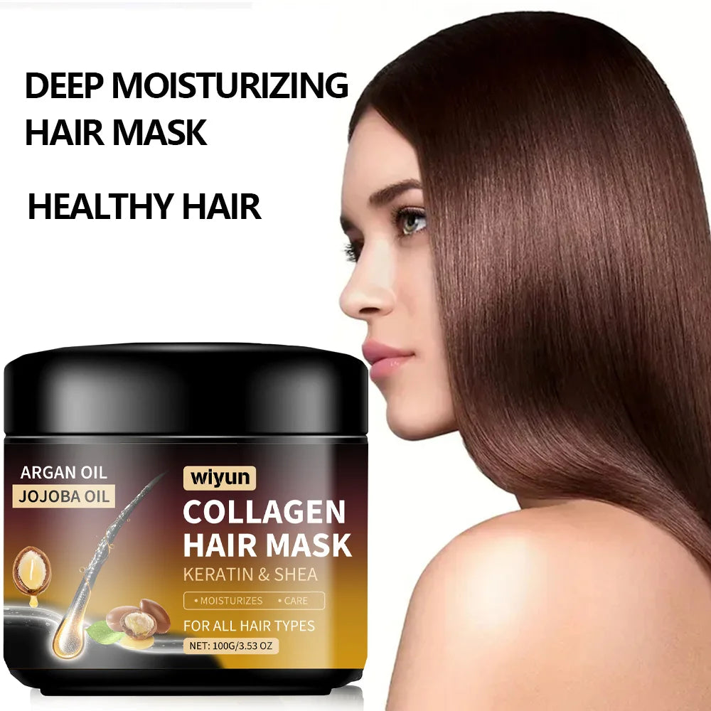 Keratin Hair Mask Moisturizer Conditioner Soft Smooth Frizz Damaged Hair Care Repair Damaged Hair Restore Shine Mask