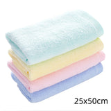 Manufacturers selling bamboo fiber thickening Small towel infant baby wipes  pure color hand towel  children wash face towel