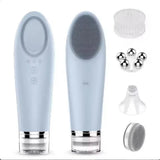 Multifunction Warm Facial 4 in 1Cleaning Brush Electric Face Washing Instrument 56℃ Face Massager Eye Face Cleaning Anti-Aging
