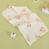 25x50cm Baby Six-layer Pure Cotton Gauze Small Towel Face Towel Square Towel Mouth Towel Baby Washcloth