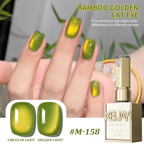 XEIJAYI 15ML Cat Eye Nail Polish Gel Phototherapeutic Gel Soak Off Nail Magnetic Gel Polish Nail Art DlY For Salon At Home