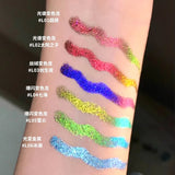 Kaleidos Eyeliner Gel Pencil Waterproof Chameleon Colour Long Wear Glitter Metallic Eye Shadows Pen Eye Liner Stamp Makeup