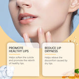Turmeric Lemon Lip Scrub Dead Skin Removal Exfoliating Moisturizing Balm for Dry Chapped Lips Fade Lip Lines Nourishing Lip Care