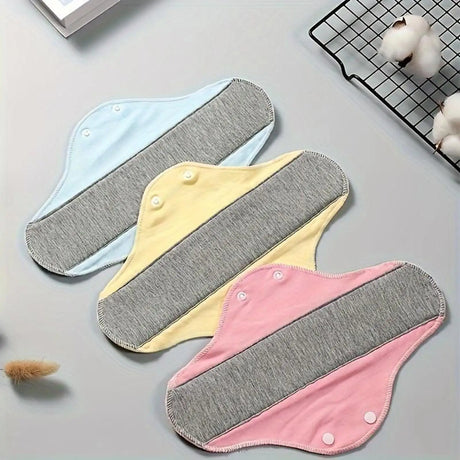 6pieces Reusable Sanitary Pads for Women Leakproof Waterproof Soft Napkins Reusable Feminine Pads for Postpartum and Elderly