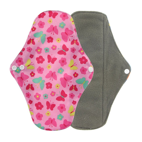 Washable Menstrual Pad Panty Liner Reusable Cloth Sanitary pad Hygienic and Soft Washable Charcoal Menstrual
