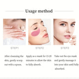 60 Pieces of Red Algae Eye Mask, a Multi-Purpose Eye Patch Containing Red Algae Extract, Sodium Hyaluronate and Other Ingredients, Which Hydrates and Moisturizes the Skin, Provides Gentle Eye Care, Has a Light and Moisturizin
