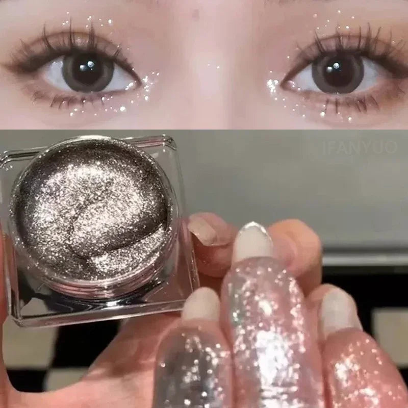 Gorgeous Glitter Eyeshadow Long Lasting Waterproof Pearlescent Glitter Shimmer Eye Shadow Eyes Body Glitter Makeup Cosmetics
