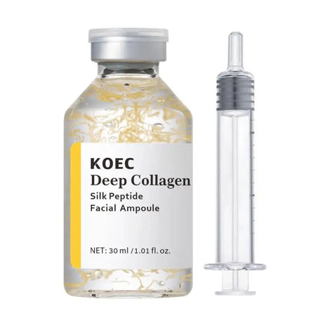 Super Hydrating Collagen Essence, Peptide Firming Ampoule Serum, Liquid Set Needle Type Korean Silk Collagen Moisturizing Serum