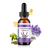 Bakuchiol Anti-Aging Face Oil 60ml - Natural Retinol Alternative with Lavender, Promotes Glowing, Youthful-Looking Skin.