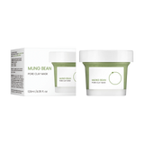 Mung Bean Pore Clay Mask 120ml - Deep Cleansing Face Mask for Blackhead Removal, Skin Brightening & Pore Minimizing