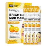 30pcs BIOAQUA Vitamin C Mud Masks Clay Face Mask Skincare Cucumber Moisturizing Anti-aging Whitening Facial Masks Skin Care