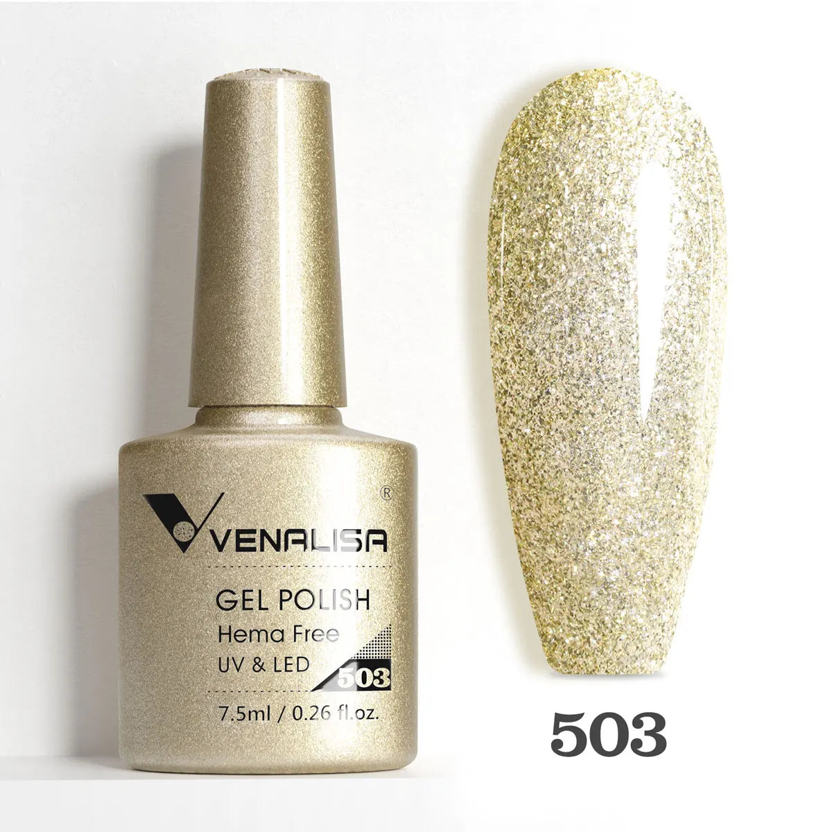 VIP5 Venalisa Nail Gel Polish Jelly Color HEMA/TPO FREE Nude Pink Semi Permanent Soak Off UVLED Gel Polish Sparkle Gel Varnish