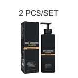 Men Shampoo Scalp Care Shampoo Deep Cleansing Ginger Licorice Volumizing Daily Hair Wash Improve Volume Thinning Hair 100ml