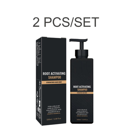 Men Shampoo Scalp Care Shampoo Deep Cleansing Ginger Licorice Volumizing Daily Hair Wash Improve Volume Thinning Hair 100ml