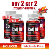 CoQ10 Supplement, Antioxidant for Cardiovascular & Heart Health, Immune Energy & Vitality Support, Super Absorption, Non-GMO