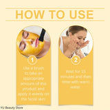 Turmeric Vitamin C Clay Mask Deep Cleansing Facial Improves Dark Spots Acne Hydrating Skin Care Tightens Skin Evens Skin Tone