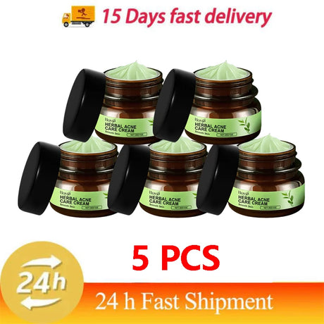 Natural Herbs Acid Acne Cream Shrink Pores Blackheads Scars Acne Marks Blemishes Oil Control Whitening Korean Skin Care Products
