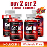 CoQ10 Supplement, Antioxidant for Cardiovascular & Heart Health, Immune Energy & Vitality Support, Super Absorption, Non-GMO