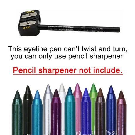 6 Color Colourful Eyeliner Pen High Pigment Pearly Shimmer