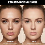 2 in 1 Bake Loose Powder Brightening&Correcting Duo Brightening Correcting Blurred Pores Matte LongLasting Setting Powder Makeup