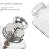 Nail glass bottle press funnel press type alcohol bottle nail remover water empty bottle cleaning liquid crystal hydraulic 180ml