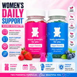 Top&Peach Support Combo Pack Multivitamin Gummies for Women Includes Herbal Extracts & Essential Vitamins Gluten Free  60 Count