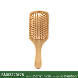 Bamboo Hair Brush Women Styling Hair Comb Hairbrush Wide Teeth Bamboo Combs for Hair Smooth  Massage Scalp Brush Barber Comb