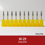 Diamond Ceramic Nail Drill Bits Milling Cutter For Manicure Left Right Rotary Cuticle Files Buffer DIY Nails Accessories Tools