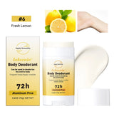 New Whole Body Deodorant Invisible Cream Stick 72 Hour Odor Control Aluminum Free Baking Soda Free Skin Care