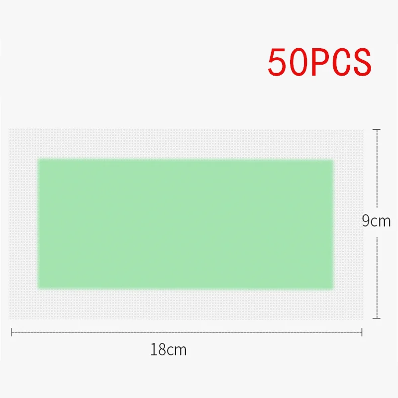 5/10/20/50 Sheets Green Professional Hair Removal Wax Strips Depilation Double Sided Wax Paper For Bikini Leg Body Face Useful