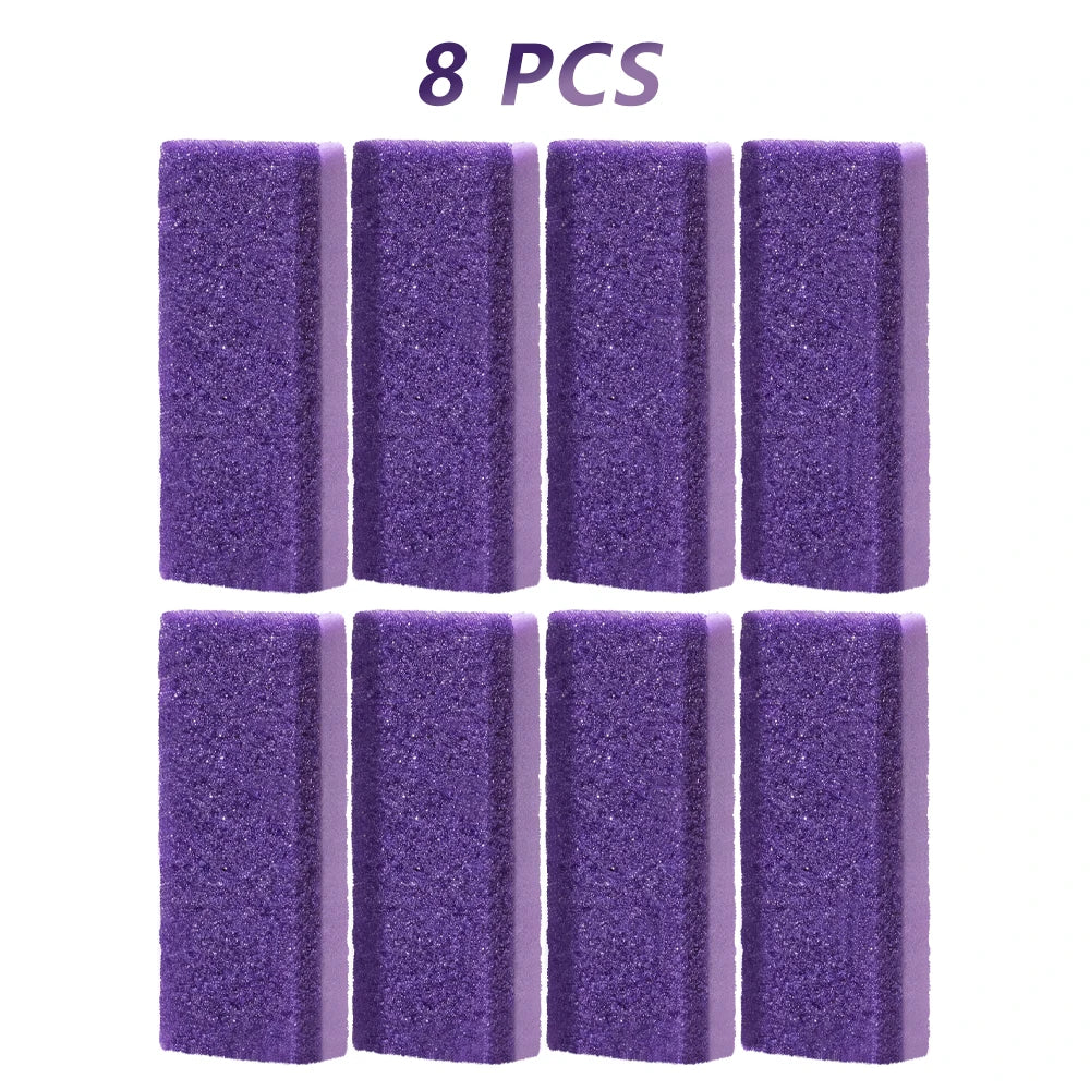 LULAA 1/10Pcs Foot Scrub Stone Double-Sided Pedicure Stone Foot Scrub Sponge for Removing Calluses and Dead Skin from The Feet
