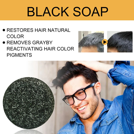 Jaysuing Hair Soap For Scalp Cleansing,Repair Damaged Hair Improve Hair Toughness and Promote Hair Growth Hair Shampoo Soap