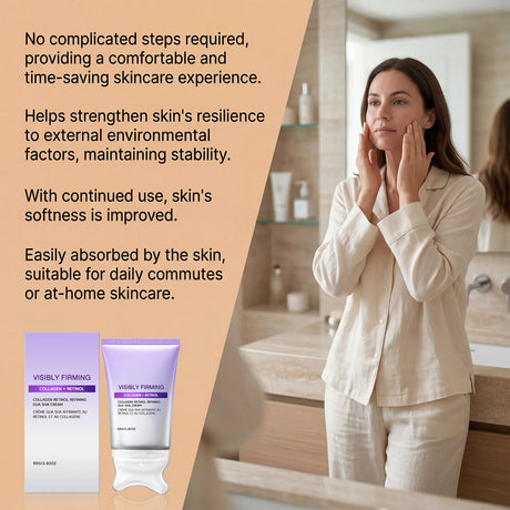 Instant Lifting Face Cream Sculpting Contour Gua Sha Cream Retinol Collagen Lift Sagging Skin Face Cheek Neck Scraping Therapy