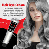 Semi-permanent Silver Gray Hair Dye Natural Hair Dye Cream.Washable Treatment All Day Hold Dye DIY Hairstyle For Party,Cosplay