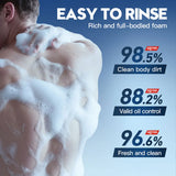 Men'S Three In One Bath Perfume Soap Witch Hazel Aloe Moisturizing Oil Control Vegetable Essential Oil Soap Facial Cleanser Hand