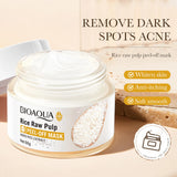 Rice Pulp Peel-Off Mask: Absorbs And Removes Blackheads And Whiteheads, Exfoliates, Whitens, Moisturizes, And Firms The Skin.